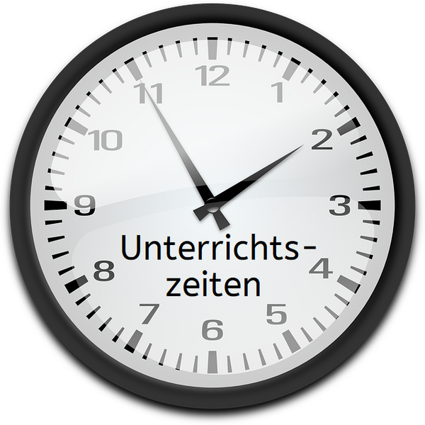Unterrichtszeiten