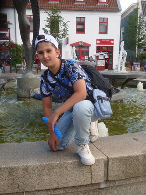 Schüler bei der Pause