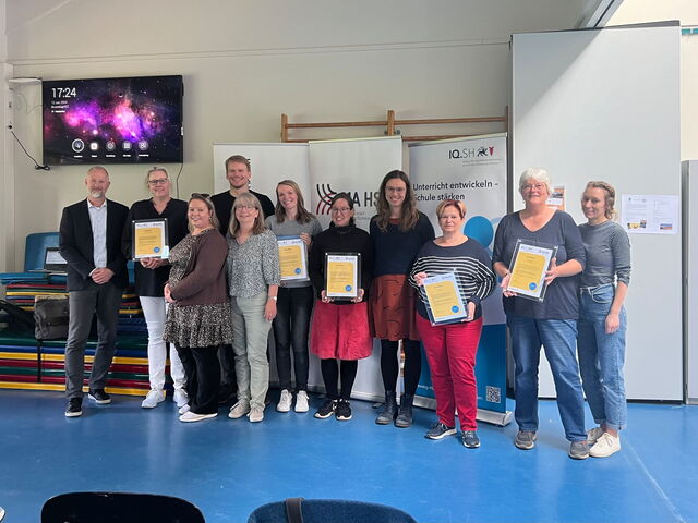 Verleihung Titel Internet-ABC-Schule