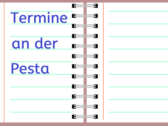 Termine an der Pesta