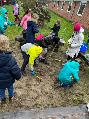 Gartentag in der Schule