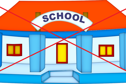 Schule geschlossen