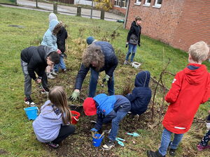 Gartentag in der Schule