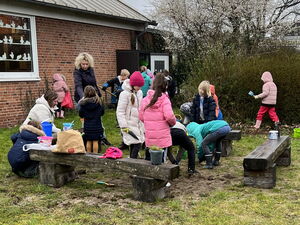 Gartentag in der Schule