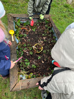 Gartentag in der Schule
