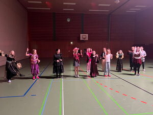 Verkleidete Kinder beim Fasching
