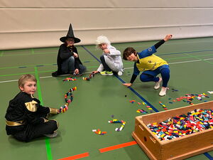 Verkleidete Kinder beim Fasching