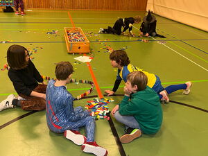Verkleidete Kinder beim Fasching