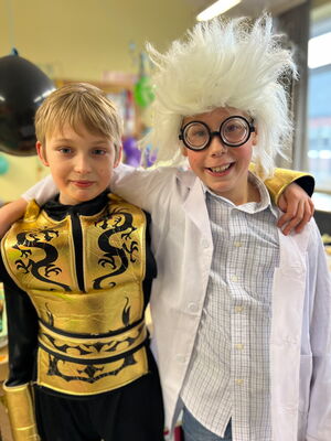 Verkleidete Kinder beim Fasching