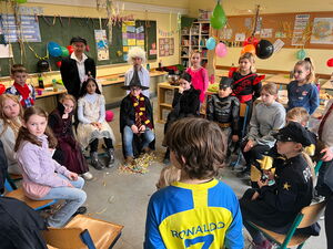Verkleidete Kinder beim Fasching